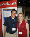 Jong Soo Hallet of cMarket, Sandra Sims of Step by Step Fundraising